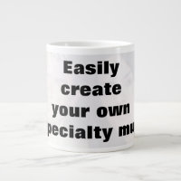 Easily create your mug. Remove the big text!