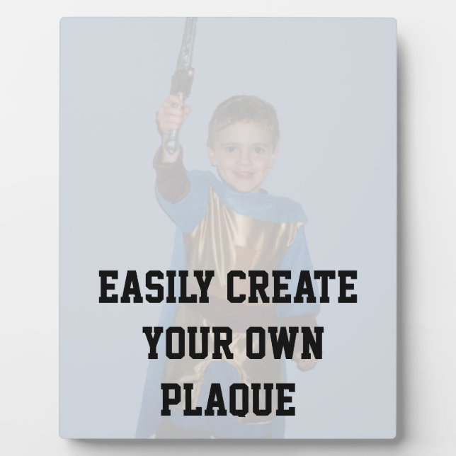 Easily Create Your Own Plaque - Vertical - DIY (Front)