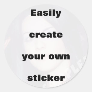 Easily create your own sticker Remove the big text