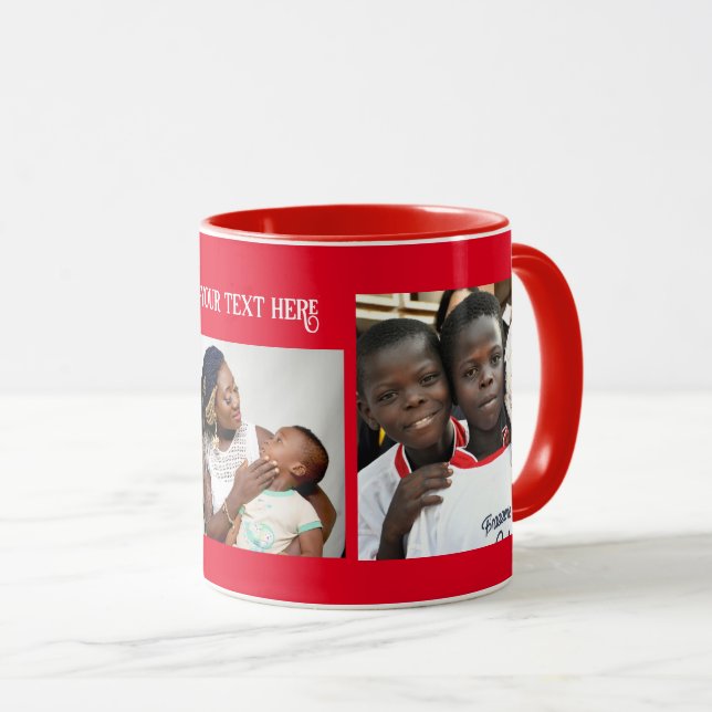 Easily Create Your Personalized Custom Photo Mug (Front Right)