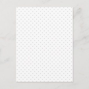 Easily Customise Colour from Grey Mini Polka Dots Postcard