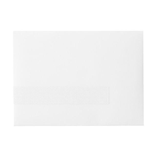 Easily Customise Colour from Grey Mini Polka Dots Wraparound Address Label (Front)
