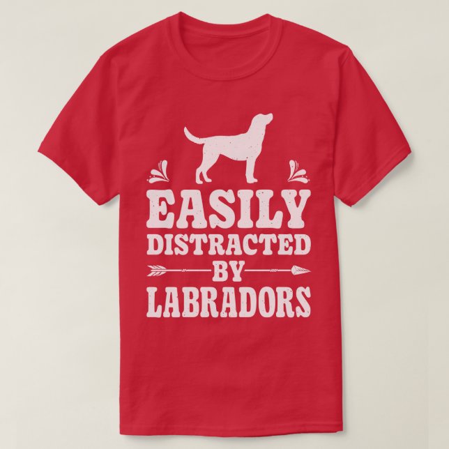 Easily Distracted 3  T-Shirt (Design Front)