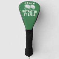 Easily Distracted by Balls Funny Golf Ball Golfer