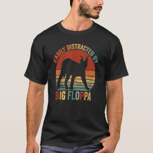 Easily Distracted By Big Floppa Big Meme Caracal C T-Shirt
