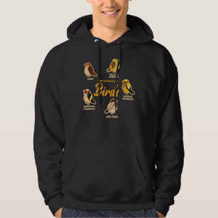 Easily Distracted By Birds Cute Bird 1 Hoodie