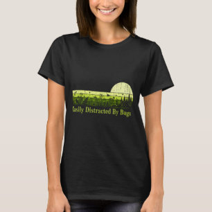 Easily distracted by bugs vintage shirt camping