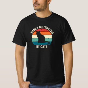Easily Distracted By Cats T-Shirt