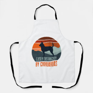 Easily Distracted By Chihuahuas Dog Walking Apron
