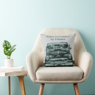 Easily Distracted by Classics Cushion