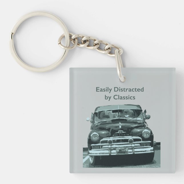 Easily Distracted by Classics Key Ring (Front)