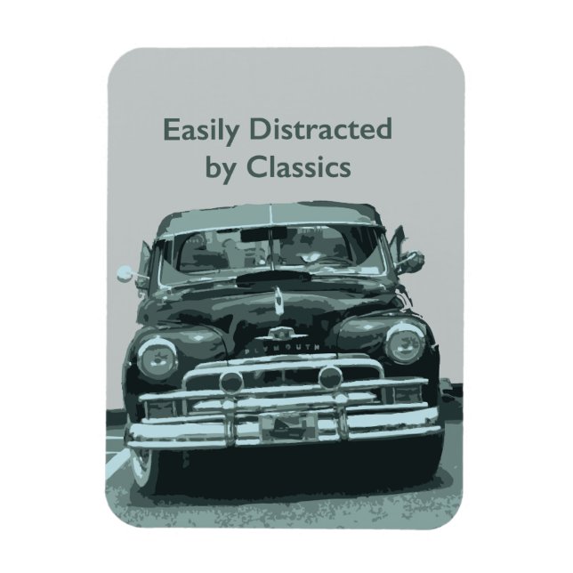 Easily Distracted by Classics Magnet (Vertical)