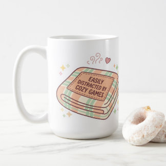 Easily Distracted By Cosy Games Pastel Blanket Mug