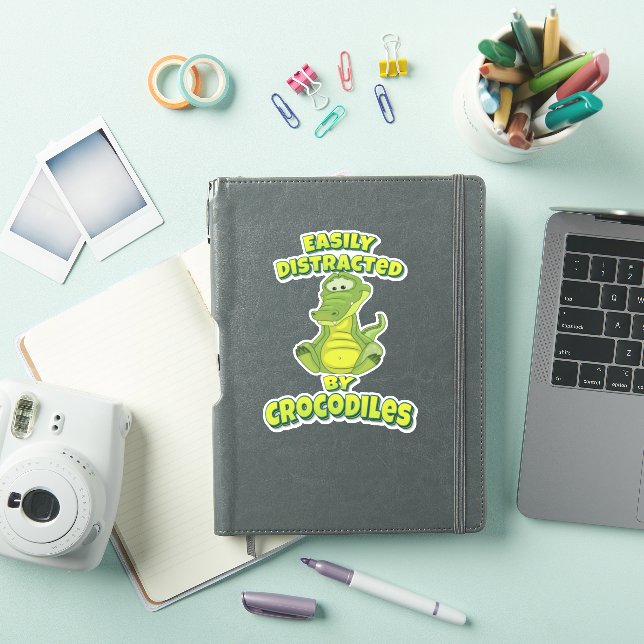 Easily Distracted By Crocodiles (iPad Cover)