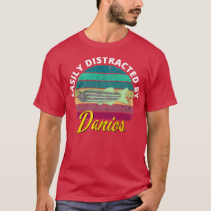 Easily Distracted By Danios Fish Aquarium FishTank T-Shirt