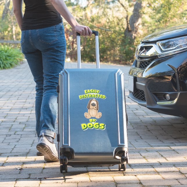Easily Distracted By Dogs (Suitcase Insitu)