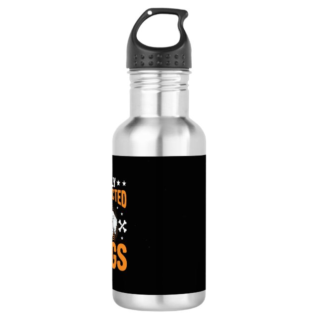 Easily Distracted By Dogs 532 Ml Water Bottle (Front)