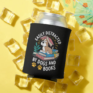 Easily Distracted by Dogs and Books Funny Pets Can Cooler