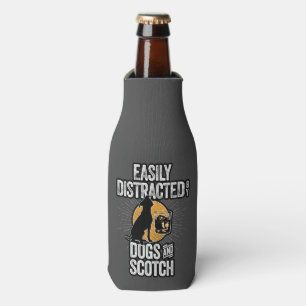 Easily Distracted by Dogs and Scotch Bottle Cooler
