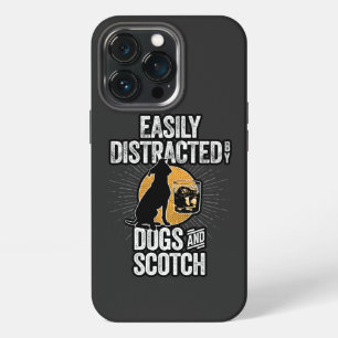 Easily Distracted by Dogs and Scotch Case-Mate iPh iPhone 13 Pro Case
