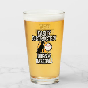 Easily Distracted by Dogs & Baseball Glass