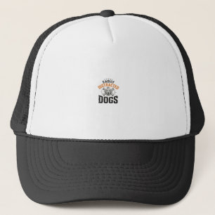 Easily Distracted By Dogs Vintage Dog Lover Design Trucker Hat