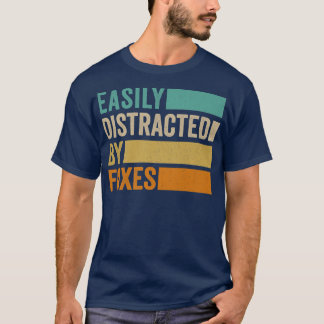Easily Distracted By Foes Premium182  T-Shirt