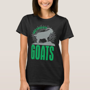 Easily Distracted By Goats  Animal  For Men Women T-Shirt