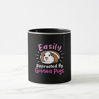 Easily Distracted By Guinea Pigs | Cute Pet Lover Mug