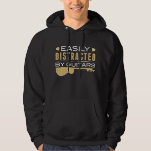 Easily Distracted By Guitars Hoodie