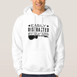 Easily Distracted By Guitars Hoodie