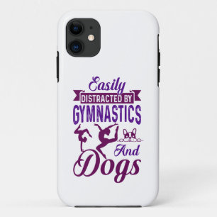Easily Distracted By Gymnastics and Dogs Case-Mate iPhone Case
