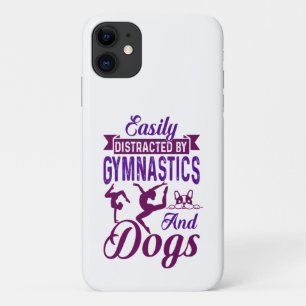 Easily Distracted By Gymnastics and Dogs Case-Mate iPhone Case