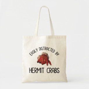Easily Distracted By Hermit Crabs Tote Bag