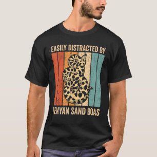 Easily Distracted By Kenyan Sand Boas Snake Owner T-Shirt