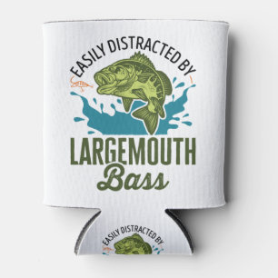 Easily Distracted by Large Mouth Bass Largemouth Can Cooler