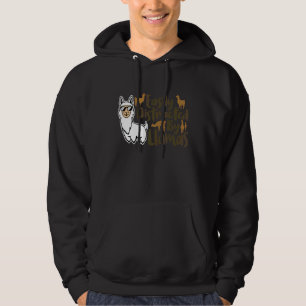 Easily Distracted By Llamas Cute Animal  For Men W Hoodie