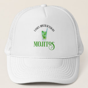 Easily Distracted By Mojitos Trucker Hat