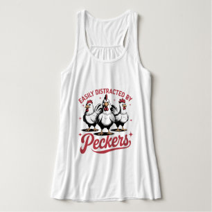 Easily Distracted by Peckers  Singlet