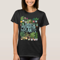 Easily Distracted By Plants Funny Florist Botanist
