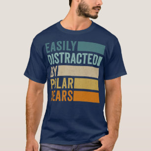 Easily Distracted By Polar Bears Premium T-Shirt