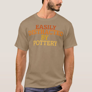 Easily Distracted by Pottery gradient Sunset T-Shirt