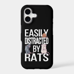 Easily Distracted By Rats Rat Mum Rat Dad Funny Ra