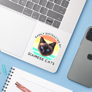 Easily Distracted By Siamese Cats