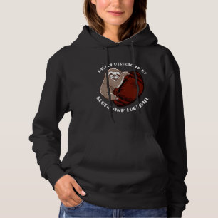 Easily Distracted By Sloth And Football Costume Sl Hoodie