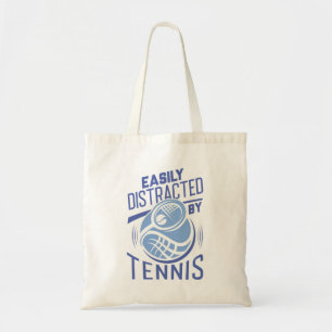 Easily Distracted By Tennis Tote Bag