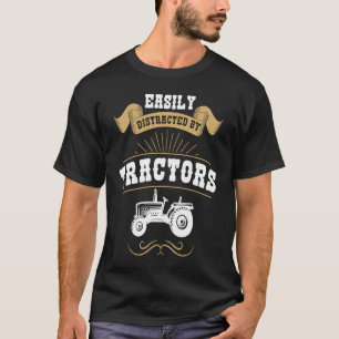 Easily Distracted By Tractors Mens Tractor T-Shirt