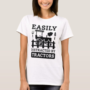 Easily Distracted By Tractors T-Shirt