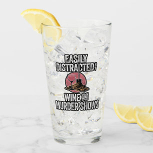 Easily Distracted by Wine and Murder Shows Glass