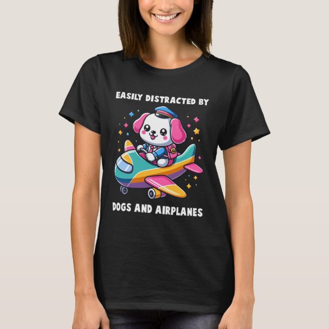 Easily Distracted Design T-Shirt (Front)